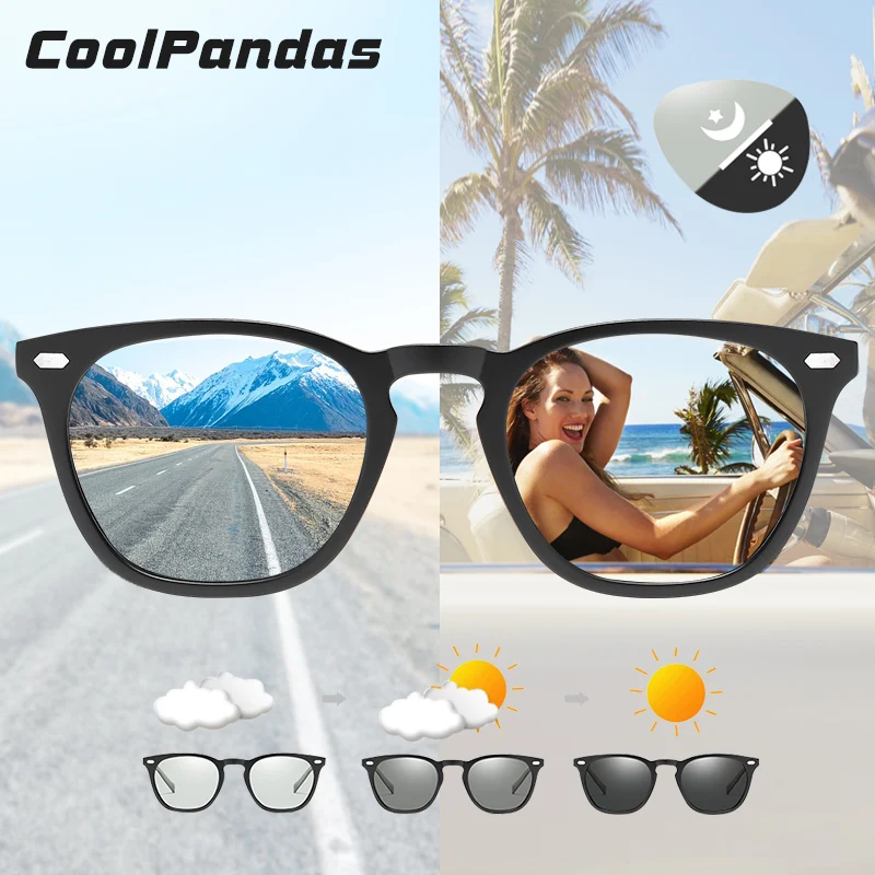 CoolPandas фотохромные солнцезащитные очки поляризованные для вождения ночного