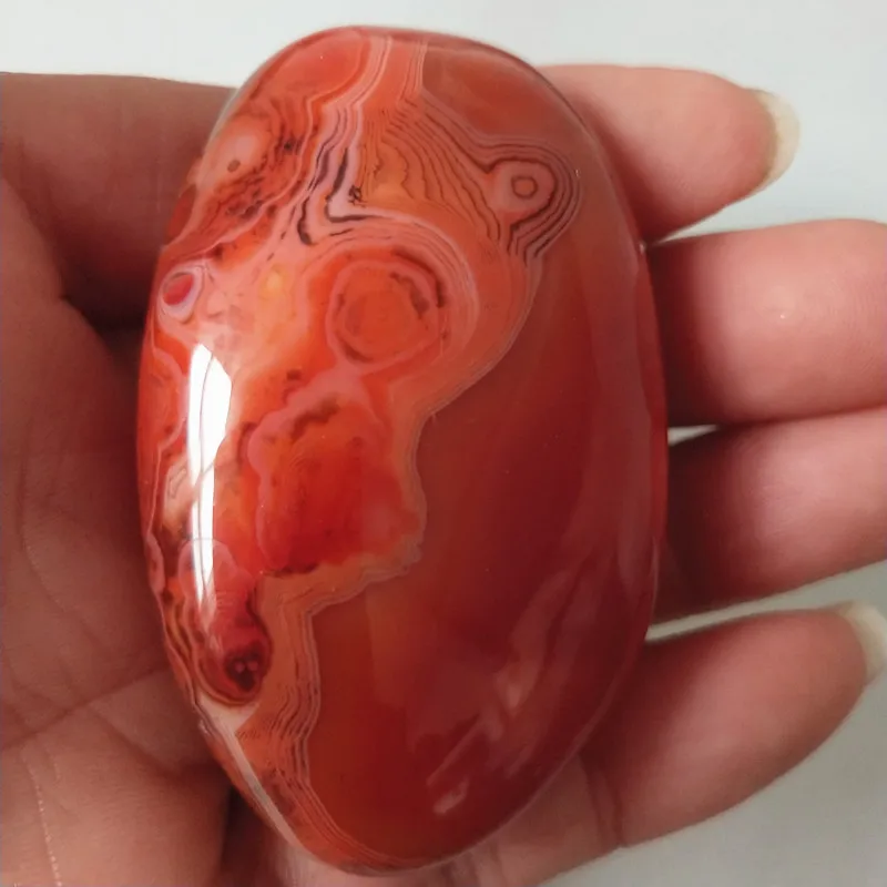 Натуральный камень Сардоникс Агат пальмовые камни игрушки маленькие камни и кристаллы целебные кристаллы - Цвет: A54        67g