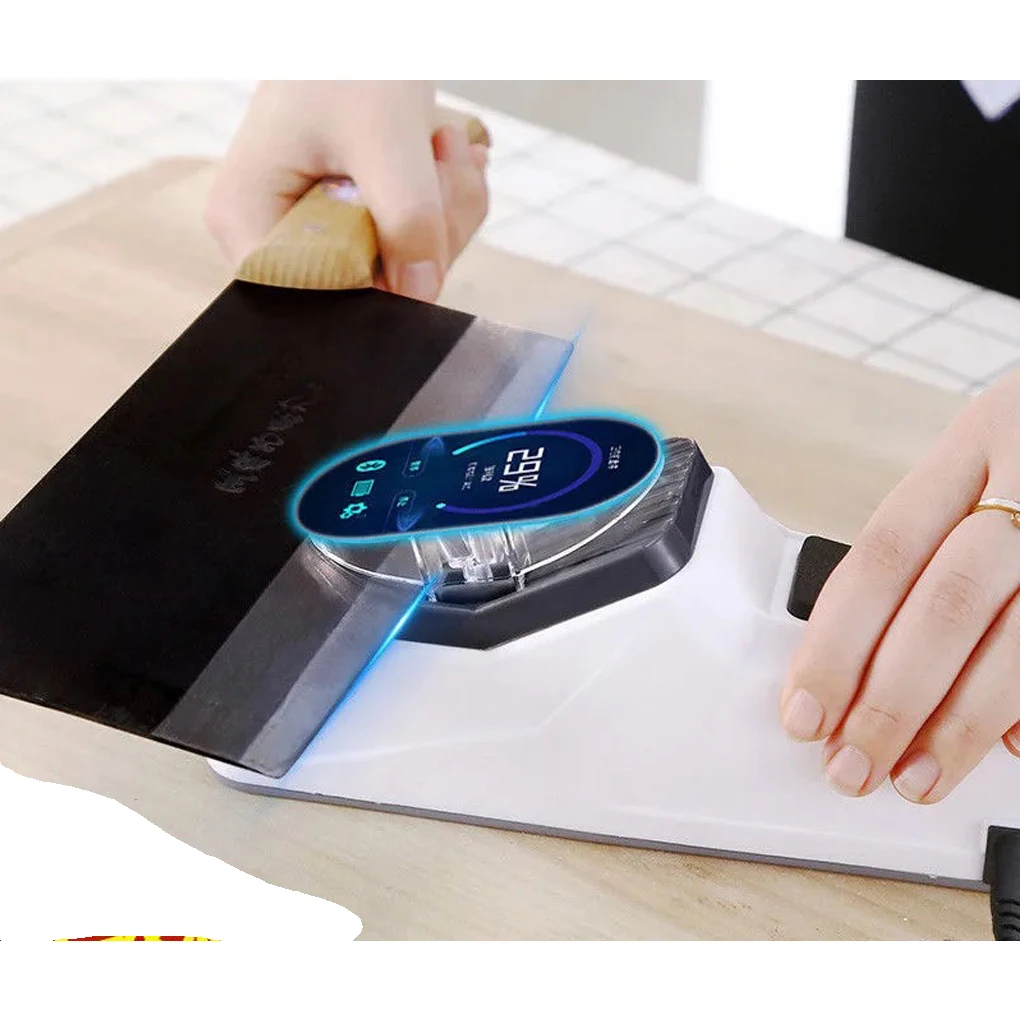 

Электрическая точилка для ножей с USB, регулируемое для кухонных ножей, инструмент, ножницы для заточки ножей, белое среднее и тонкое шлифова...