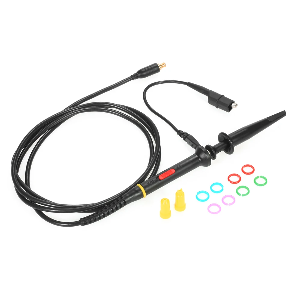 1X 10X 60MHz MCX Oscilloscope Probe High Precision Alligator Clip Test Mini DSO Nano Quard Portable Digital Osciloscopio | Инструменты
