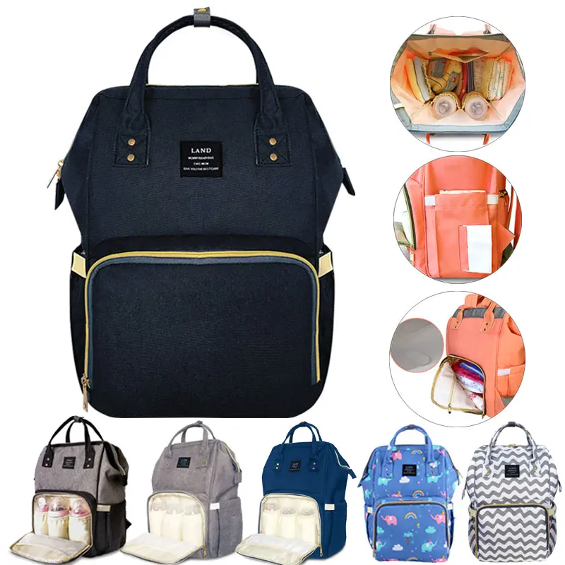 Upgrate Fashion Maternity Bag Mummy Nappy Bags Brand Large Capacity Baby Bag Travel Backpack Design Nursing Diaper Bag Baby Care