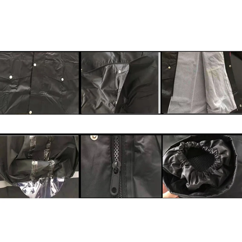 Мужской водонепроницаемый дождевик уличный мотоциклетный пончо непромокаемый