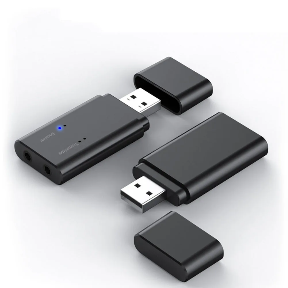 

Universal 2 in 1 TX11S Bluetooth 5.0 Audio Receiver Transmitter USB 3.5mm Wireless Music Adapter for TV Car PC Headphones New