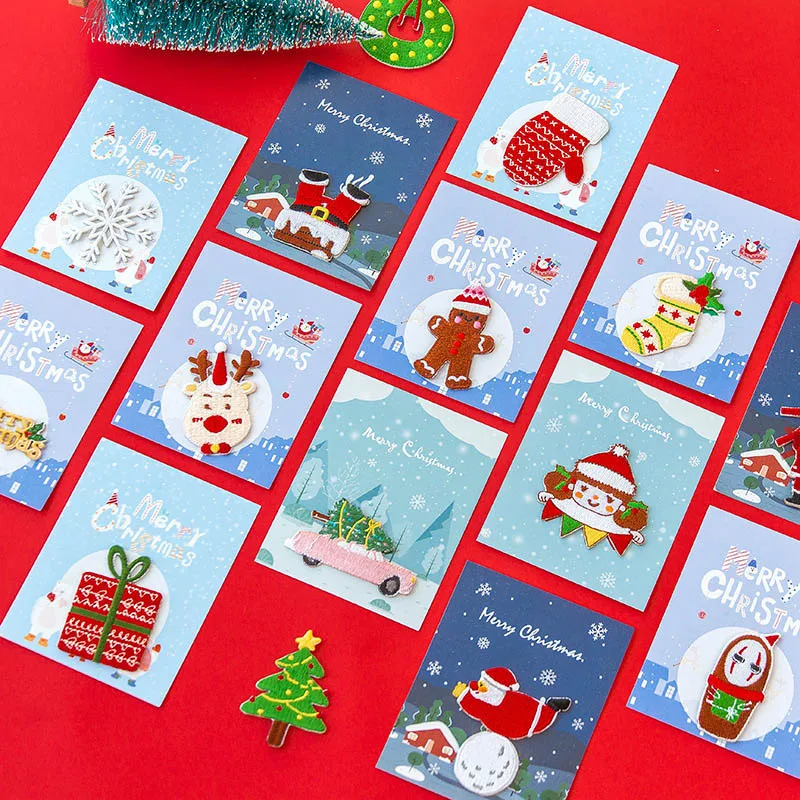 1 шт. Kawaii канцелярские принадлежности с рождественской тематикой наклейки