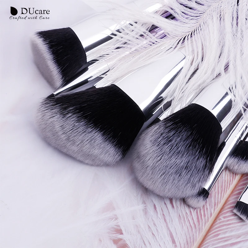 DUcare 9 шт. набор кистей для макияжа порошок маскирующие тени век кисть бровей