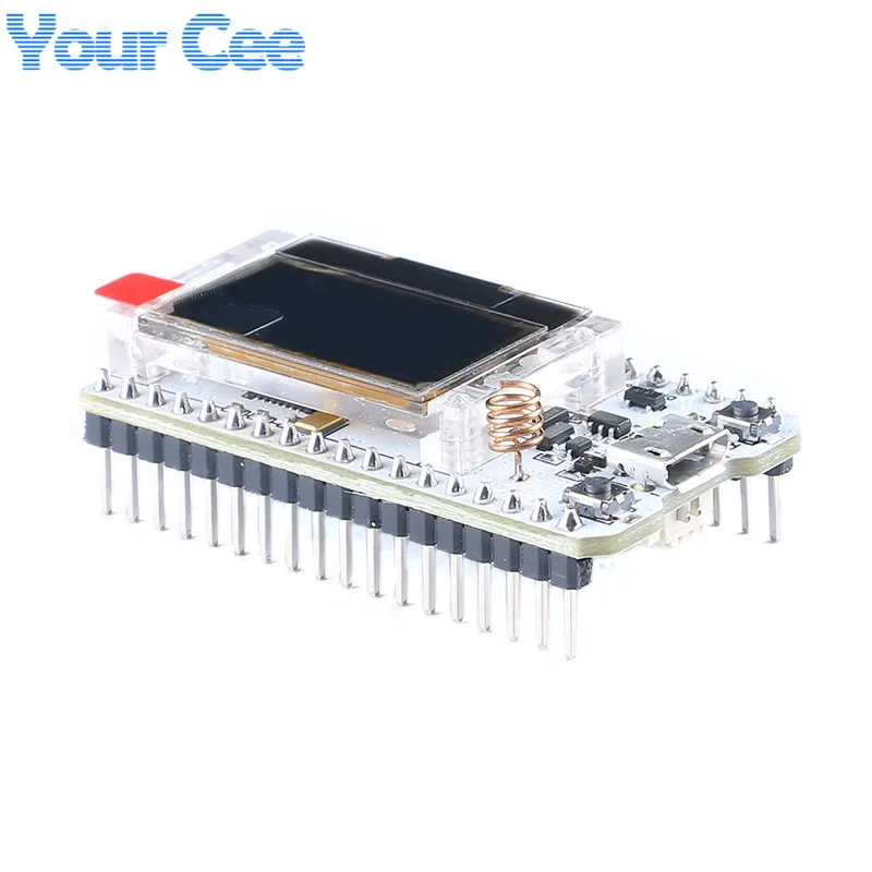 Макетная плата с антенной для Arduino ESP32 SX1276 LoRa 868 МГц/915 МГц 0 96 дюйма синий Oled-дисплей