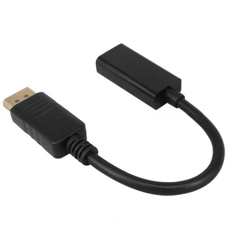 

DP to HDMI-compatible Male to Female Cable Adapter 1080P Converter Adapter Cable for PC Display Laptop Projector HD Audio