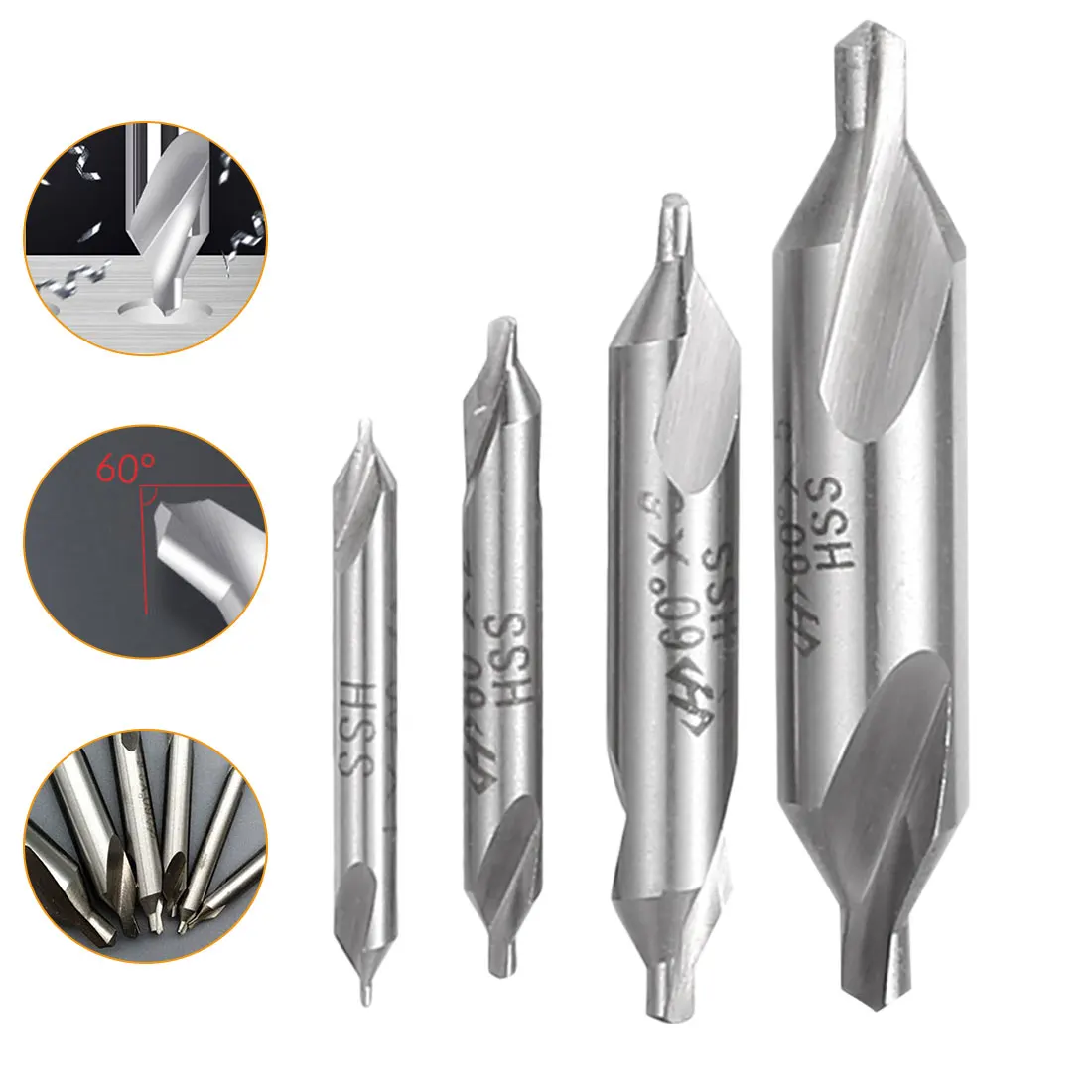 Набор сверл из быстрорежущей стали набор зенкеров с углом обзора 60 градусов 1 мм 2