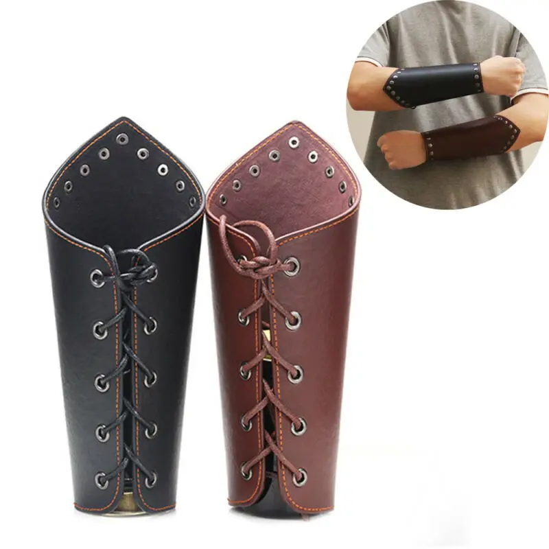 Мужской старинный браслет Bracer Punk Cross спортивный на руку реквизит для косплея