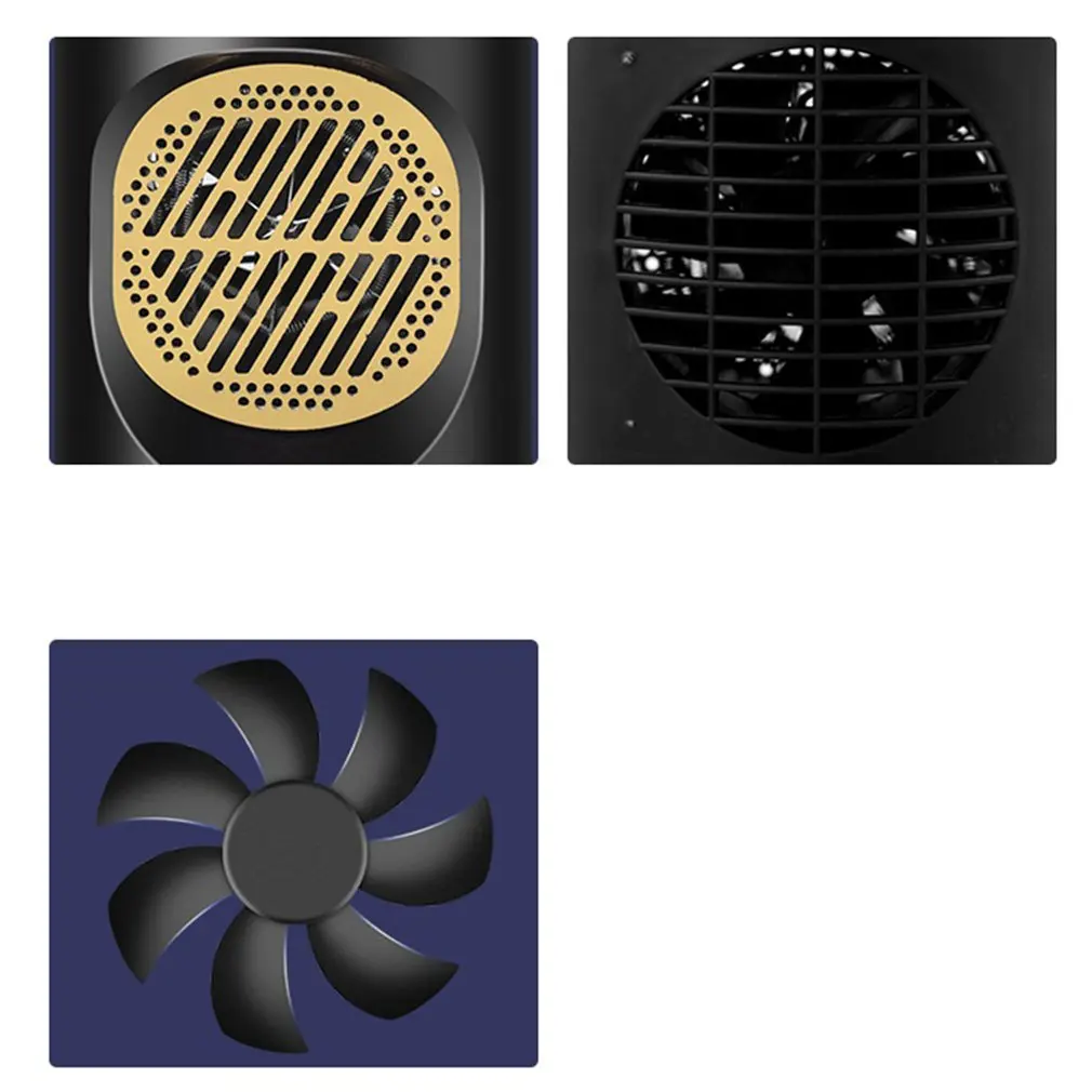 

Home 300W Rechargeable Mini Small Heater Home Office Leafless Heater Hot Fan Super Quiet And Warm Fan