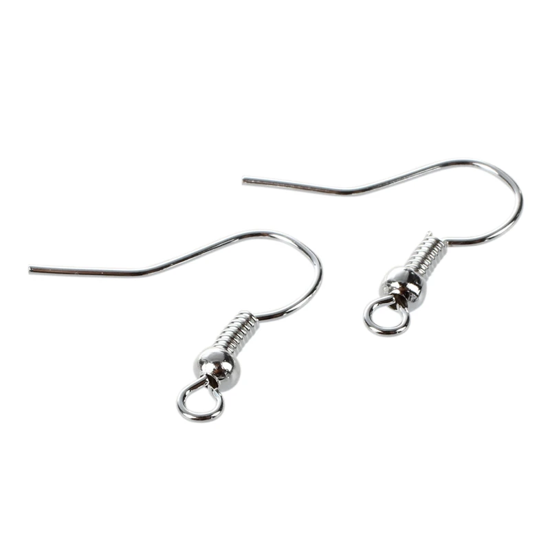 

Hook Earrings, Silver, 100 Pieces