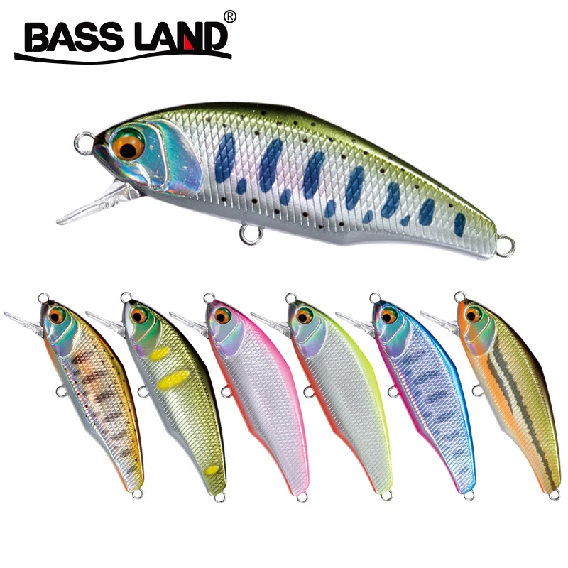 Bassland 45s Тонущая рыболовная приманка макс. 44 мм 3 г искусственная жесткая 12 цветов