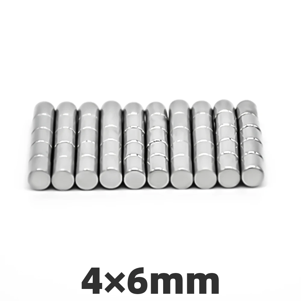 AIDIY 50 pieces 4x6 round N35 magnet neodymium disk magnets super powerful strong rare earth NdFeB 4 * 6mm | Обустройство дома