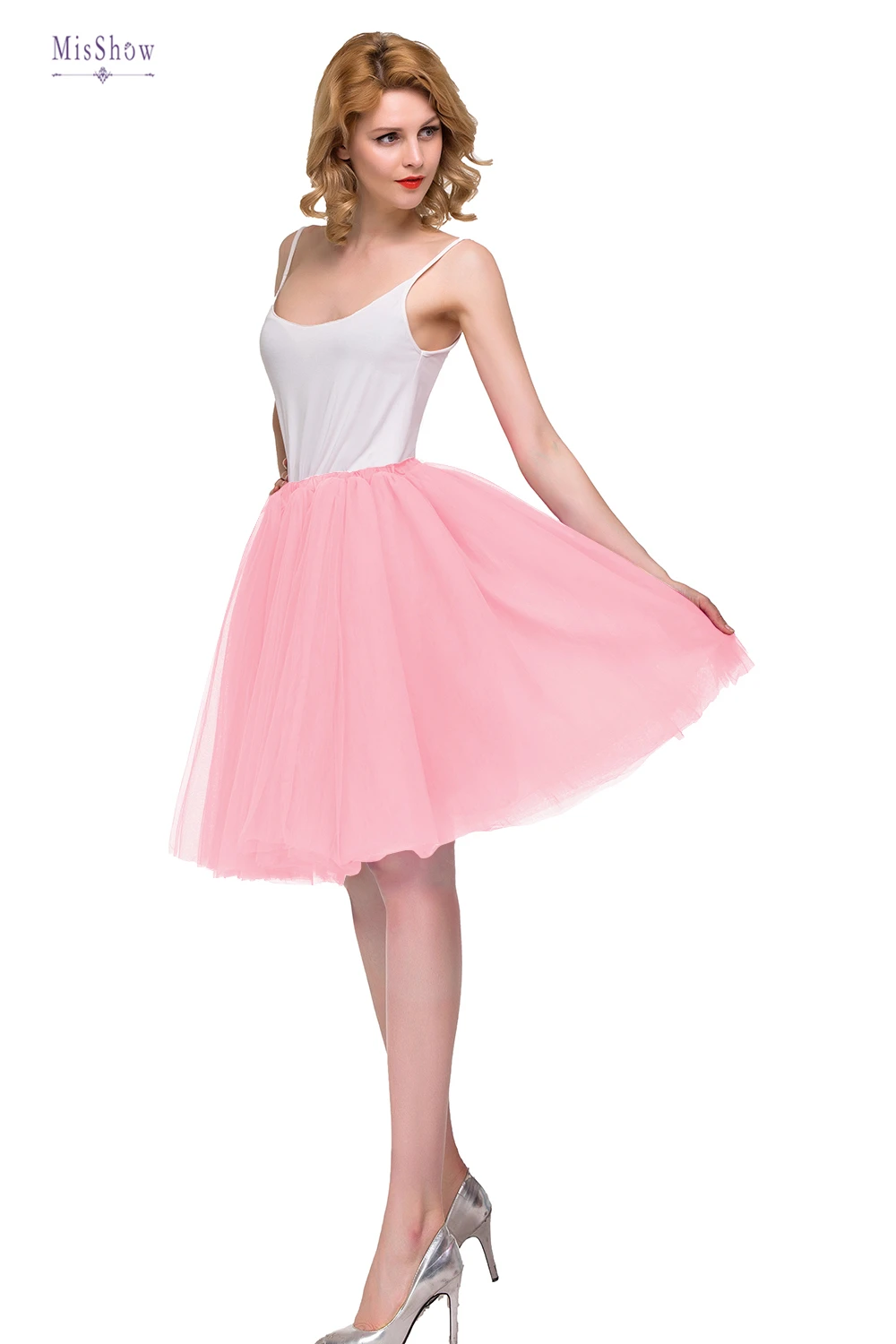 

Новые цветные короткие юбки, юбки, свадебные платья, Нижняя юбка из тюля с пятью слоями, Женская юбка, свадебные аксессуары