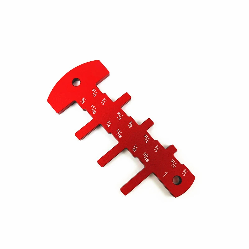 Дюймовая головка резака линейка высоты измерительный инструмент для настольной