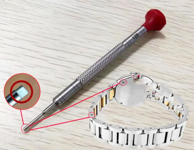Тележка браслет T отвертка 1 2 мм и 4 для ремонта браслета часов|Ремонтные