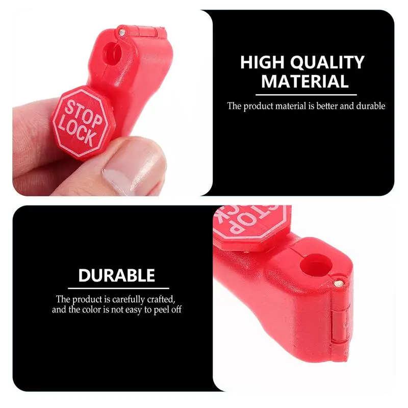100pcs Anti Theft Peg Lock Shop Security Display Hook Plastic Stop Locks | Канцтовары для офиса и дома