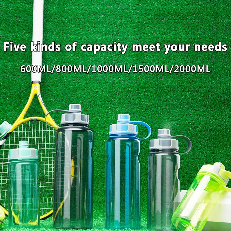 600 2000 мл многофункциональная пластиковая бутылка для воды герметичные бутылки с