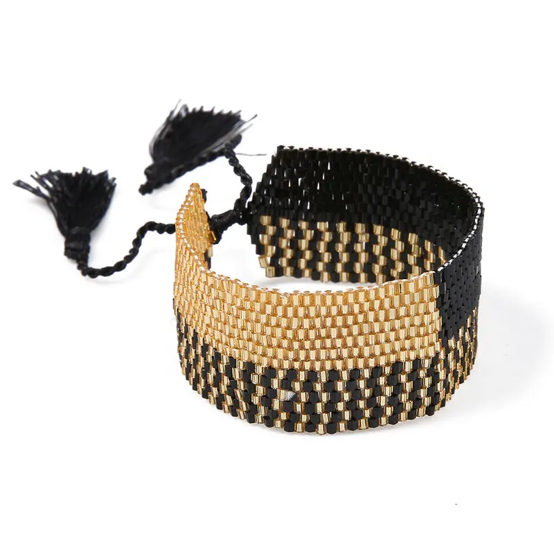M-B0098-A SHINUSBOHO Boho мужские ювелирные изделия звезда MIYUKI браслеты для женщин кисточкой pulseiras feminina State мужчин t браслет Дружба подарок - Окраска металла: M-B0098-A