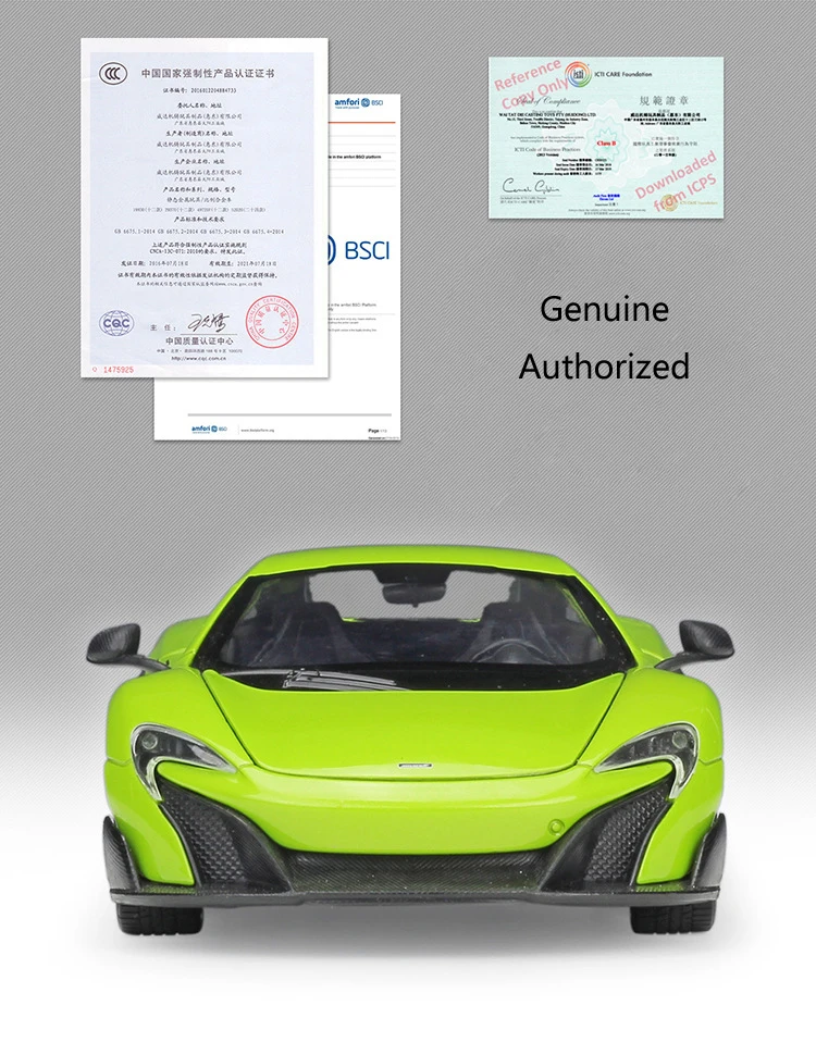 WELLY 1:24 Масштаб литье под давлением автомобиль mlaren 675LT модель симулятора автомобиля металлический спортивный автомобиль сплав игрушка автомобиль для детей Коллекция подарков