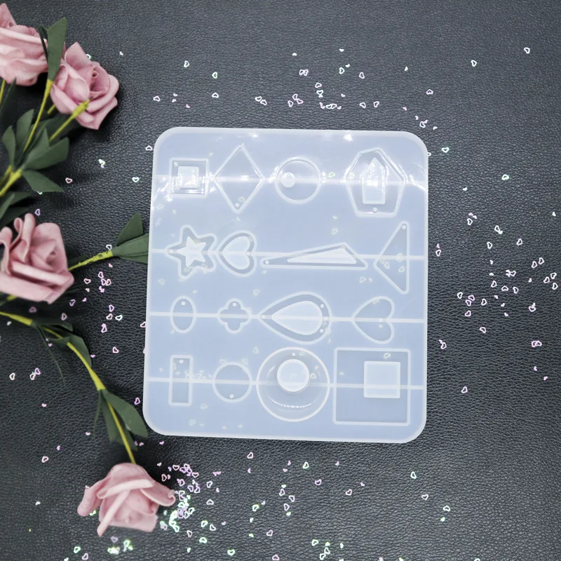 Новое поступление 6 видов формы для сережек уф эпоксидной смолы инструменты