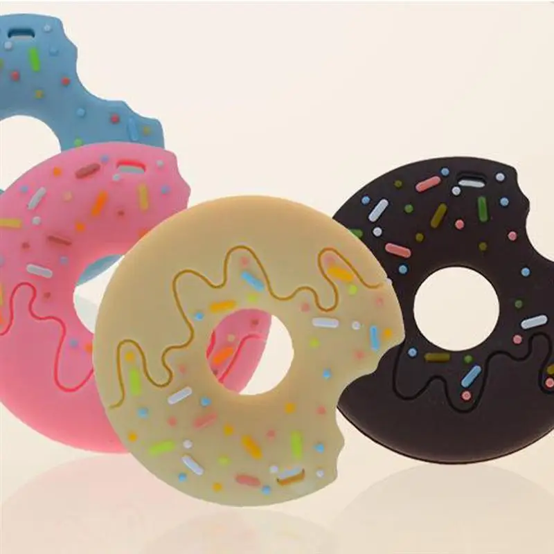 Baby Grinds teethers Toys Creative Doughnut Shaped Soft Chew Playthings Adorable Teether for Kids toys new2020 | Игрушки и хобби