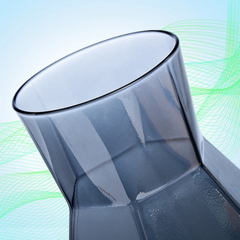 1400 шестигранный геометрический разливщик Красного Вина Стеклянный Графин