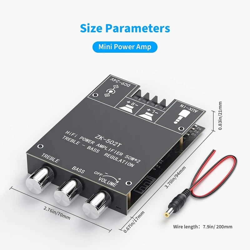 Двухканальный TPA3116 D2 Bluetooth 5 0 сабвуфер усилитель плата высокой мощности o стерео