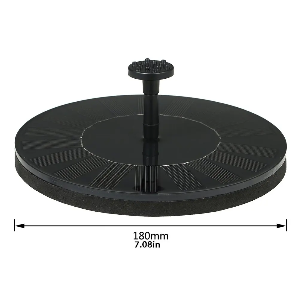 

Floating Solar Fountain Garden Water Fountain Pool Pond Decoration Solar Panel Powered Fountain Water Pump Garden Decoration