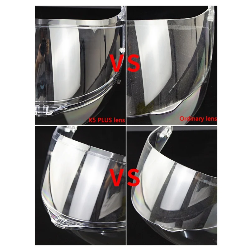 

Upgraded Version Of K5 Plus Multi-color Motorcycle Strong Shading Helmet Lens With K1&K5&K3 SV With Anti-fog Film Buckle