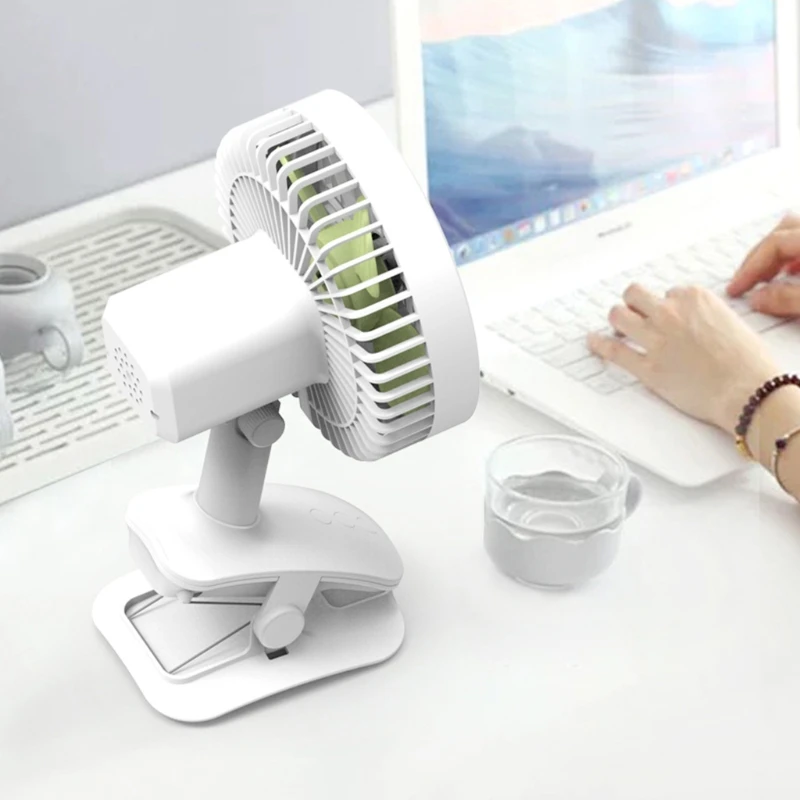 

Вентилятор Y1AE настольный с прищепкой и вращением на 360 °, USB