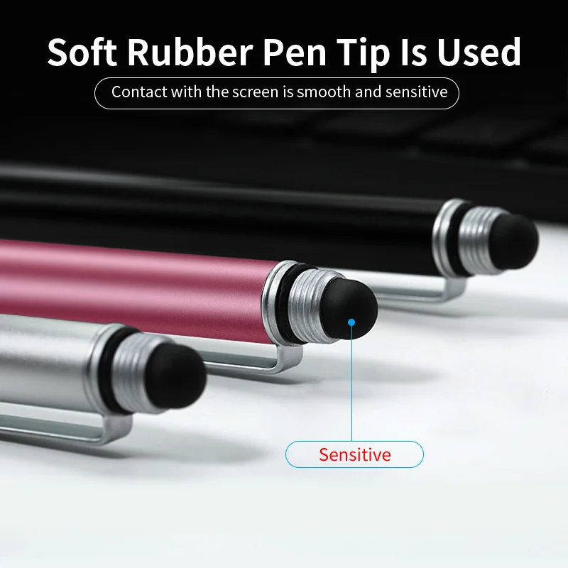 2 in 1 stylus pen for phone tablet touch pen for drawing capacitive smart pencil universal android mobile screen thick thin pens free global shipping