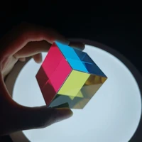 50mmabout 2inch color cube cmy cube home office decorations popular science toys