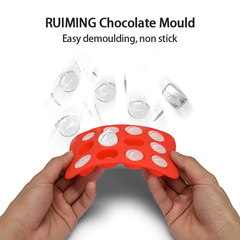

Silicone Chocolate Mold Multi-shape Flexible Whiskey Cake Decorating Ice Tray DIY Caking Baking Mould Kitchen Tools Bakeware