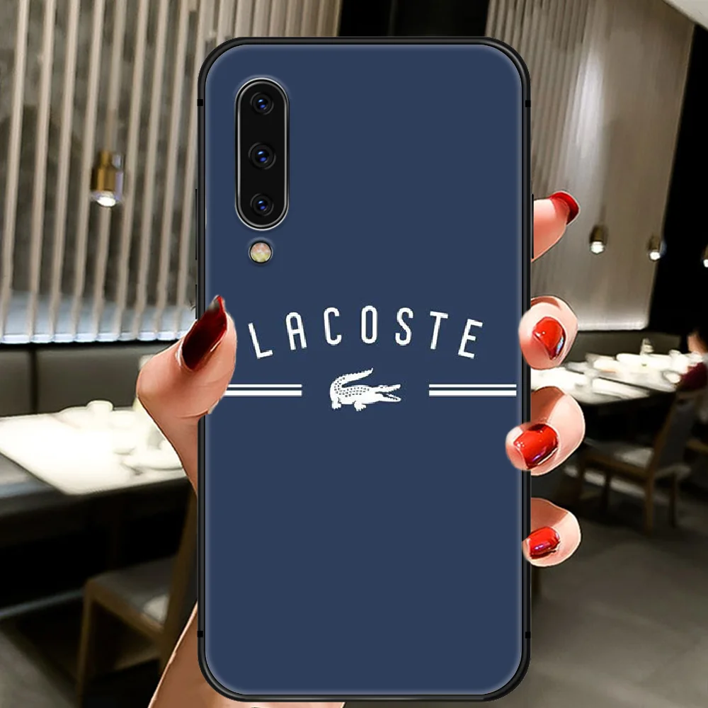 

Luxury Brand Fashion LACOETE Phone Case Cover For Samsung Galaxy A10 A20 A30 E A40 A50 A51 A70 A71 J 5 6 7 8 S black Hoesjes 3D