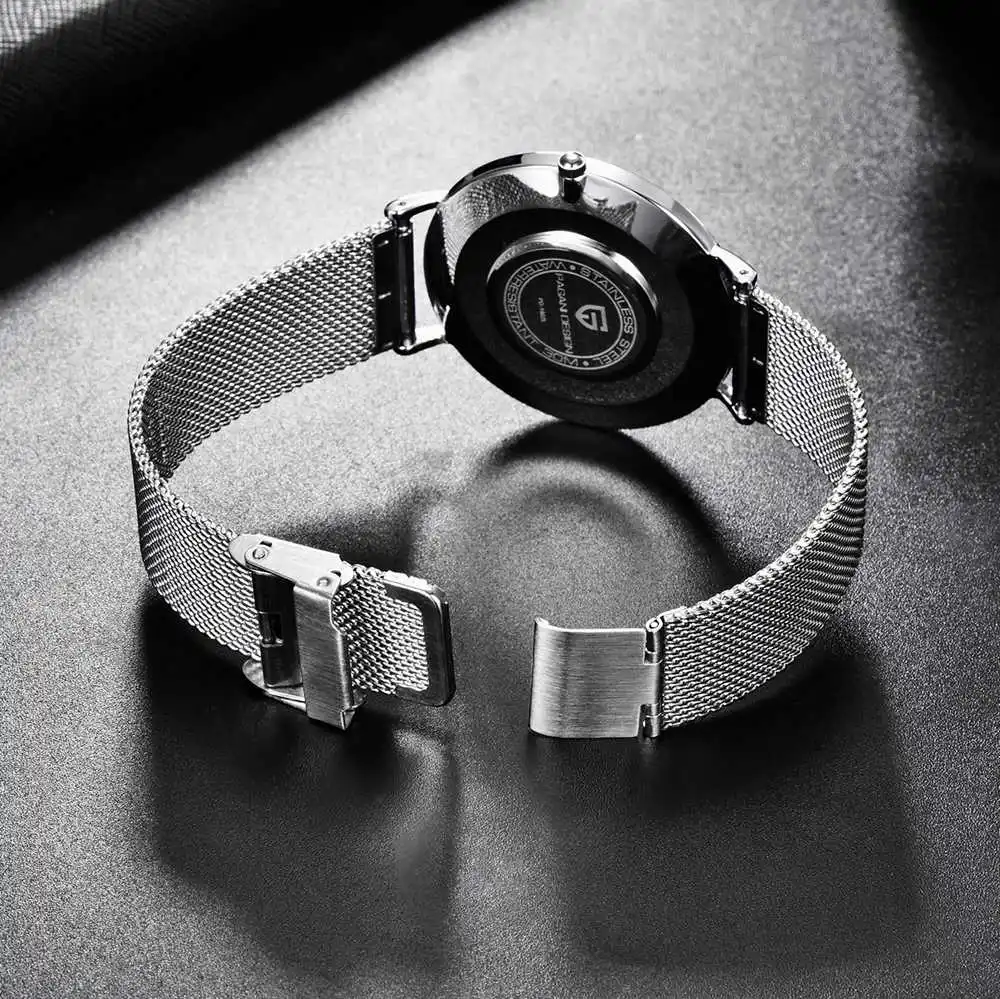 PAGANI дизайнерские модные ультратонкие кварцевые часы для мужчин и женщин