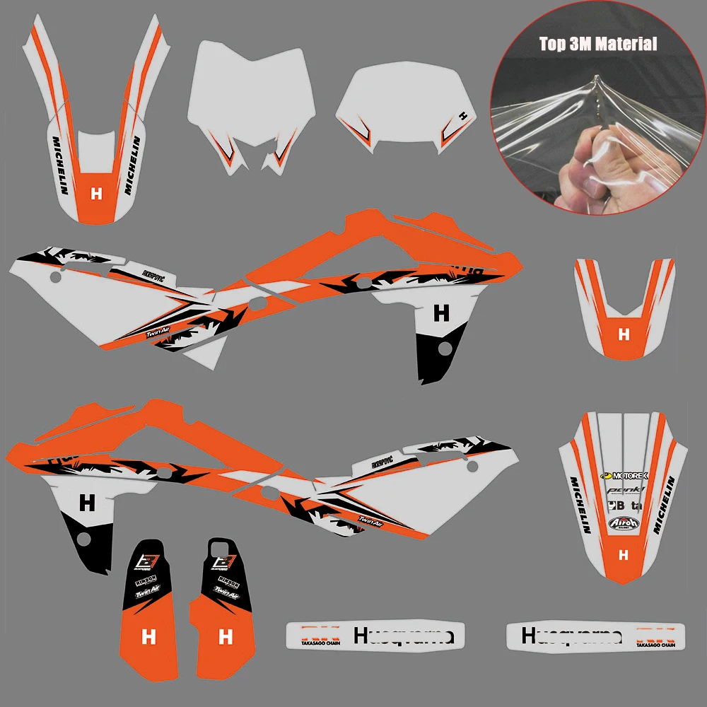 

Наклейка для Husqvarna TE TC 450, 511, 2008, 2009, 2010