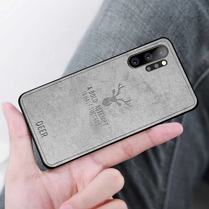 Мягкий тканевый чехол с оленем для Samsung Galaxy Note 10 Pro A50 A30 A70 A90 A80 A40 A20S M30S M20 M10 S10 A6 A8 Plus