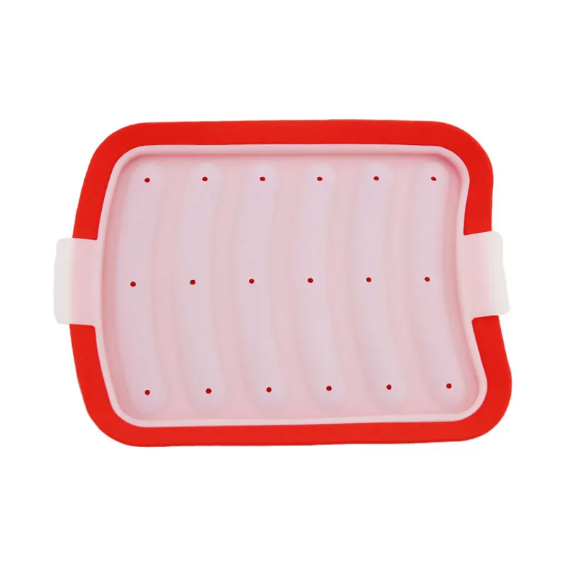 6 полостей силиконовая коробка для хот-догов форма выпечки тортов колбасы поднос