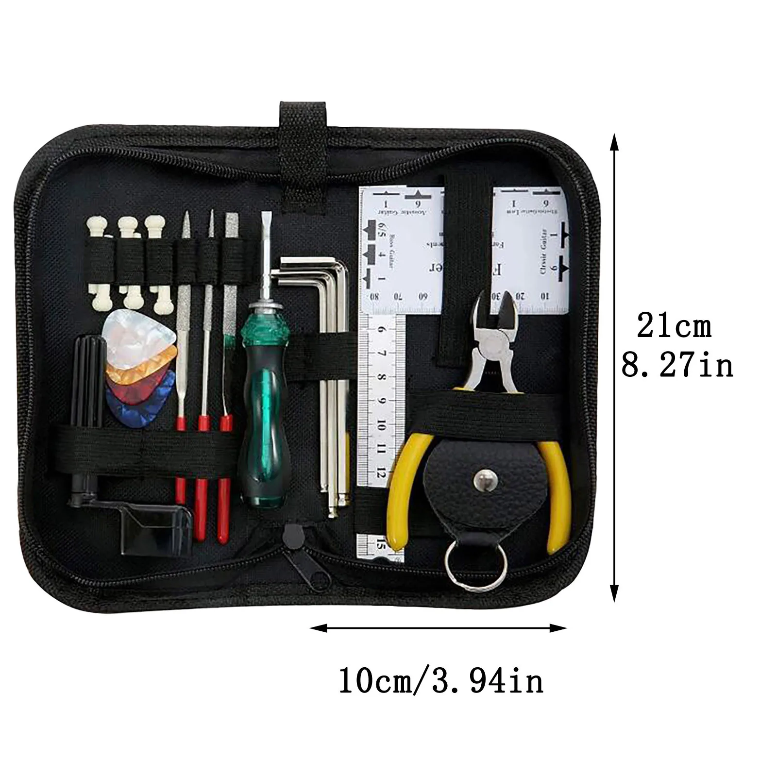 Справочный набор инструменты органайзер струн экшн-линейка измерительный