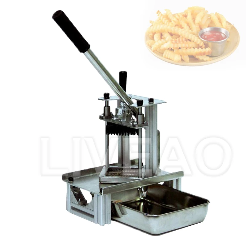 

Ручной пресс из нержавеющей стали для картофеля фри, картофельных чипсов, инструмент для резки яблок, ручная машина для резки, ручная машина...