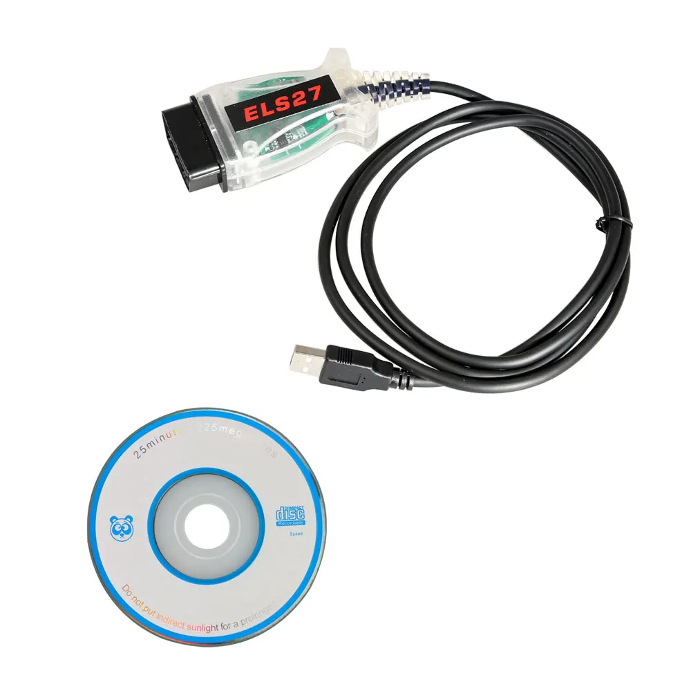 10 шт./лот Els27 V2.3.8 OBD2 диагностический инструмент Els 27 зеленый PCB PIC24HJ128GP + FTDI Mircochip ELM327
