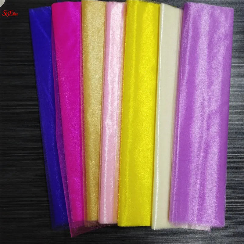 5/10 М Тюль в рулоне органза свадебное украшение пачка детский душ тюль для