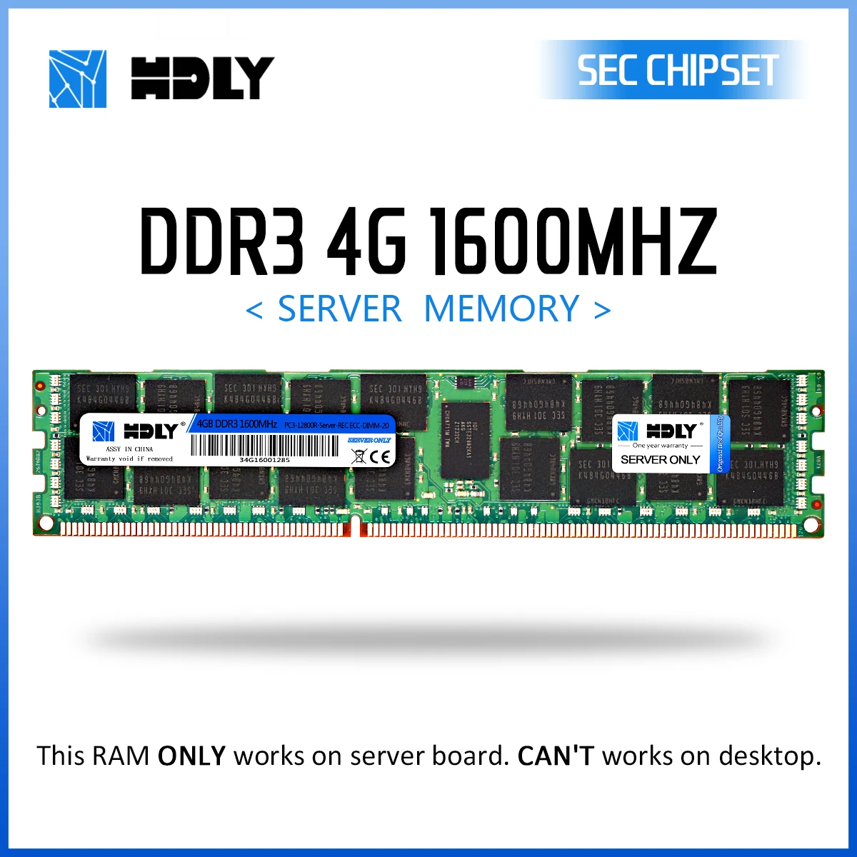 Серверная оперативная память HDLY DDR3 4 ГБ 8 16 32 1333 МГц 1600 1866 REG ECC 2011 1366 pin ЦП x58 x79