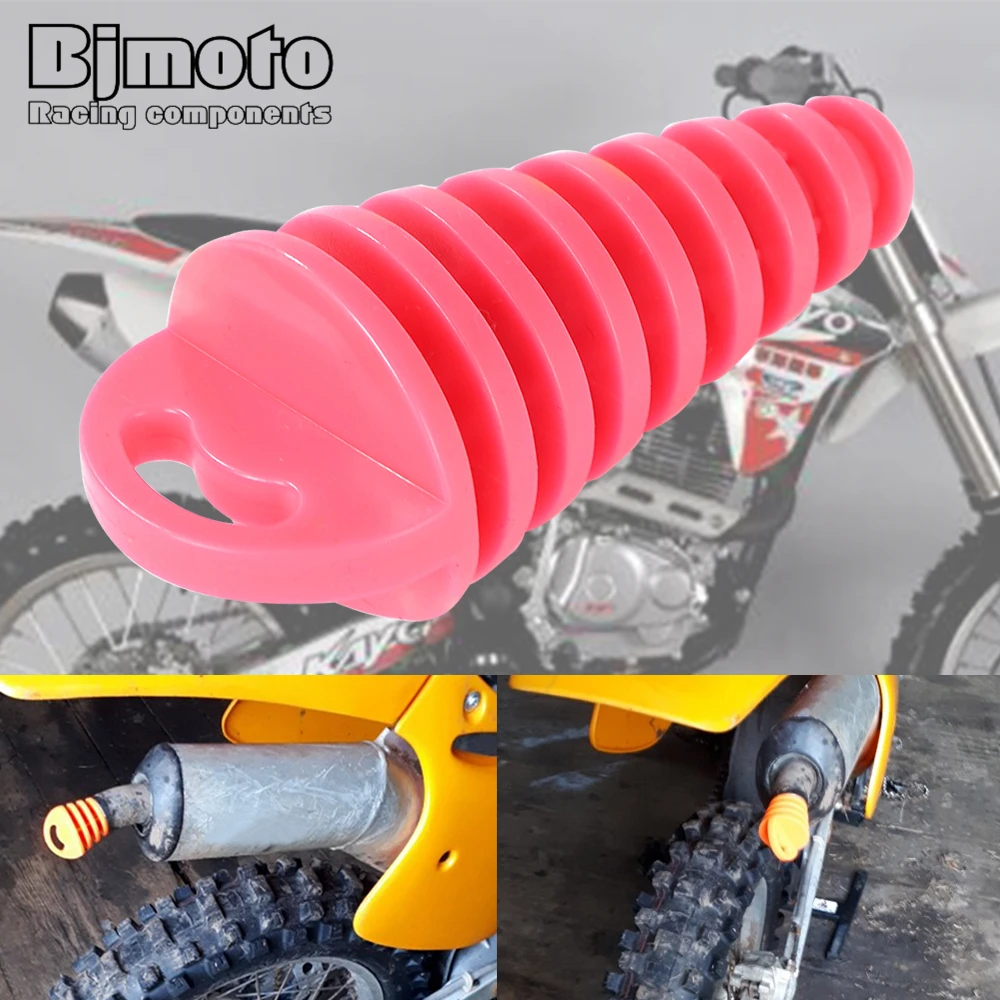 

14-38mm Motocross Muffler Pipe Exhaust Silencer Wash Plug Stroke Tailpipe Plug Protector waterproof pit bike For BMW Yamaha