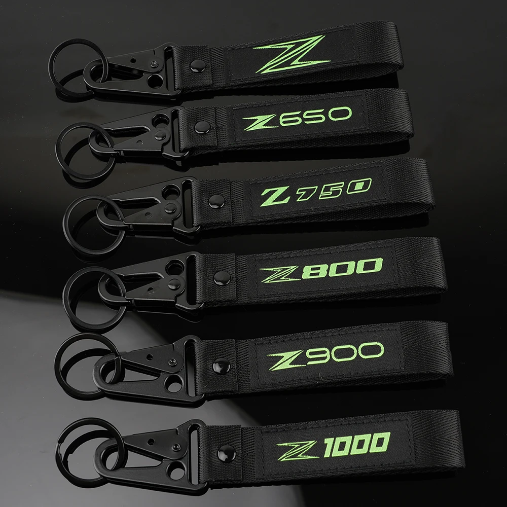 

For Kawasaki Z1000 Z800 Z900 Z650 Z1000SX Z750 Z250 Z300 Z400 3D Key Holder Chain Collection Keychain Motorcycle Key Ring Z