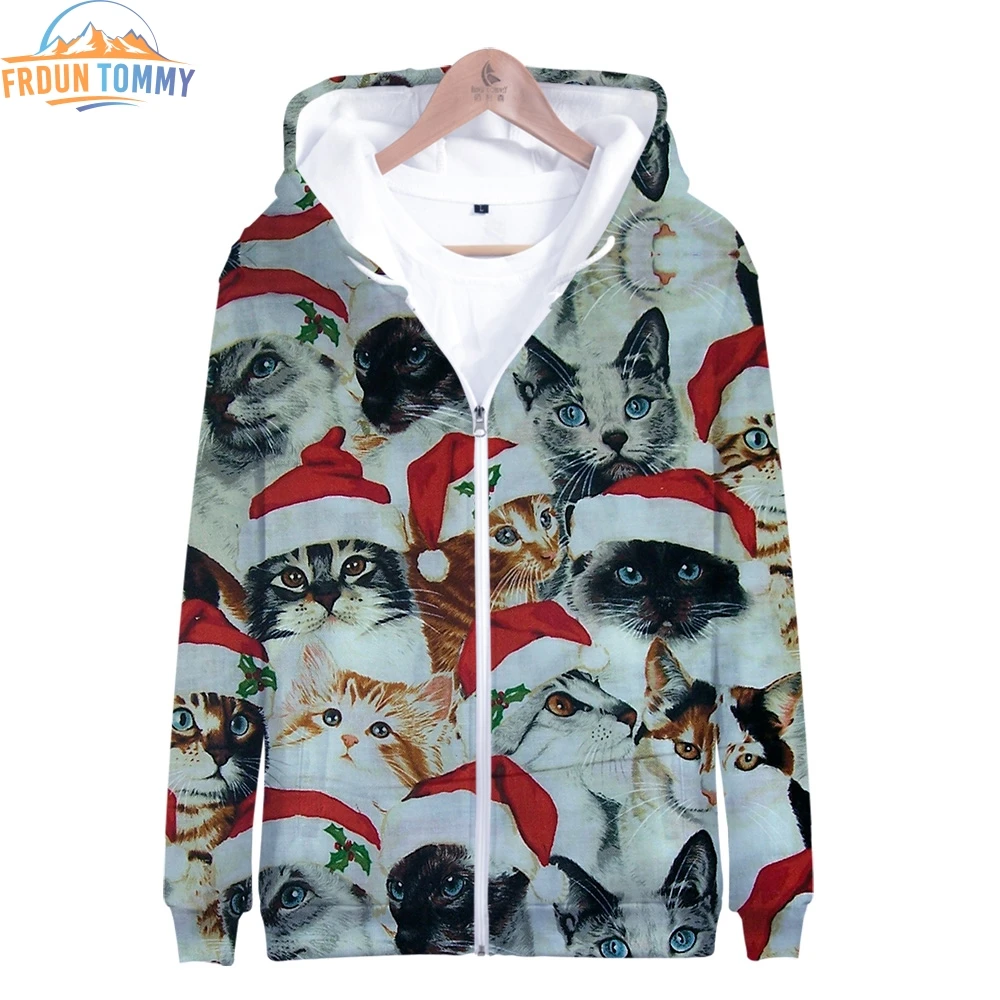 Толстовка с капюшоном и длинным рукавом на молнии | Женская одежда