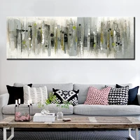modern abstract gray green oil painting on canvas posters and prints wall art pictures for living room cuadros decor no frame