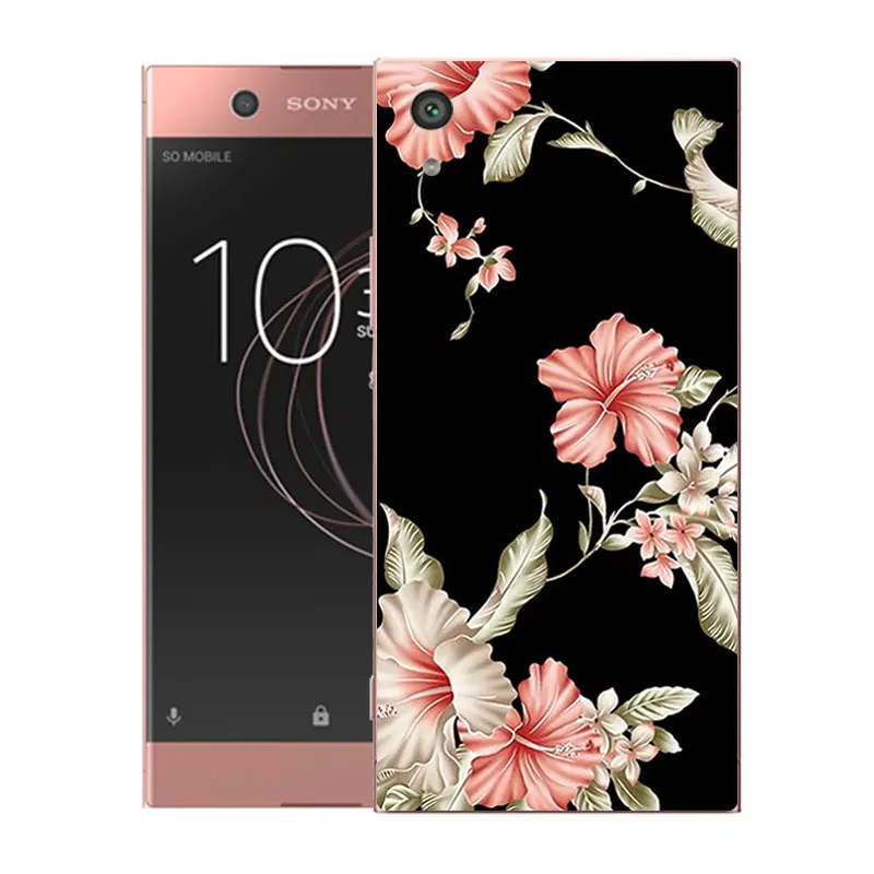 Чехол для Sony Xperia XA 10 Z5 XA1 XA2 Plus Ultra защитный чехол телефона с принтом розы задняя