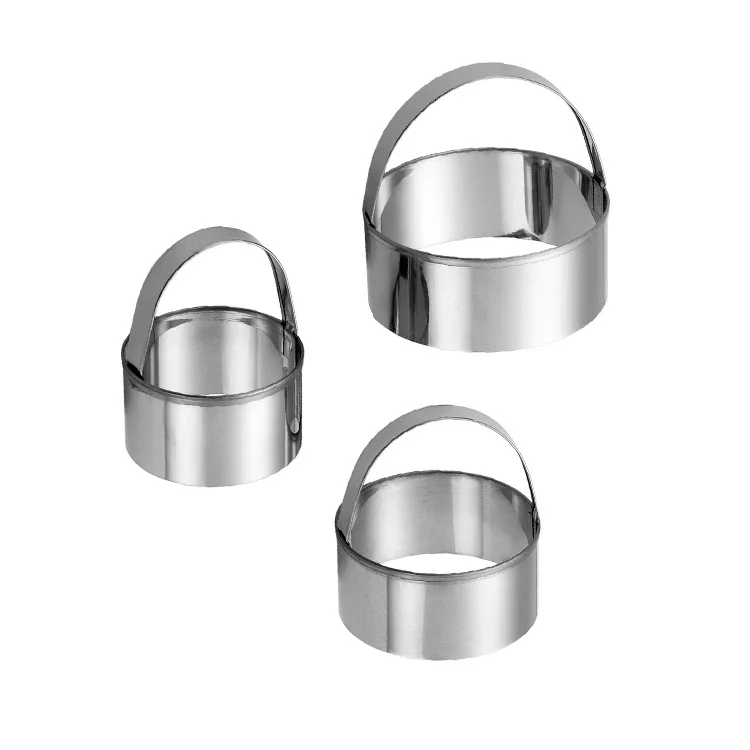 

LIUXDIV Stainless Steel Cookie Biscuit DIY Mold Round Flower Shape Cutter Baking Mould Tools Cake Cookie Baking Tools